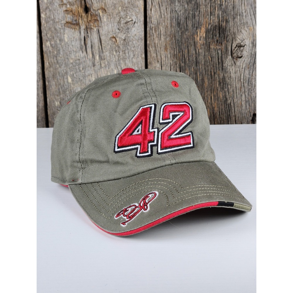 Chase Authentics NASCAR 42 Chip‎ Ganassi Racing Havoline Hat Khaki Mens